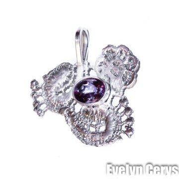 Pandantiv filigranat cu ametist 2