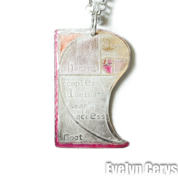 Pandantiv argint email