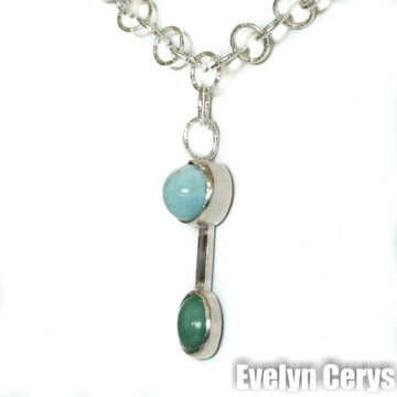 lantisor pandantiv larimar