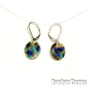 Cercei banut emailat