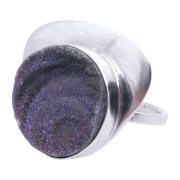 Inel druzy forma oval neregulat