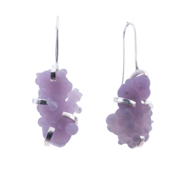 Cercei calcedonie strugure