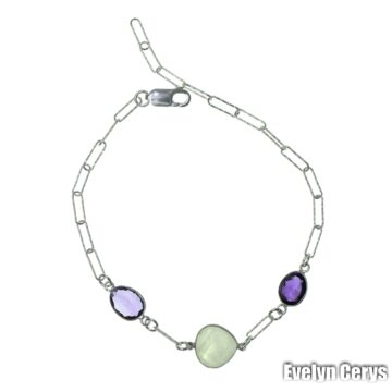 Bratara cu ametist si piatra lunii