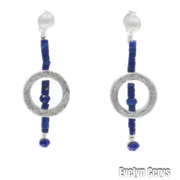 Cercei lapis lazuli