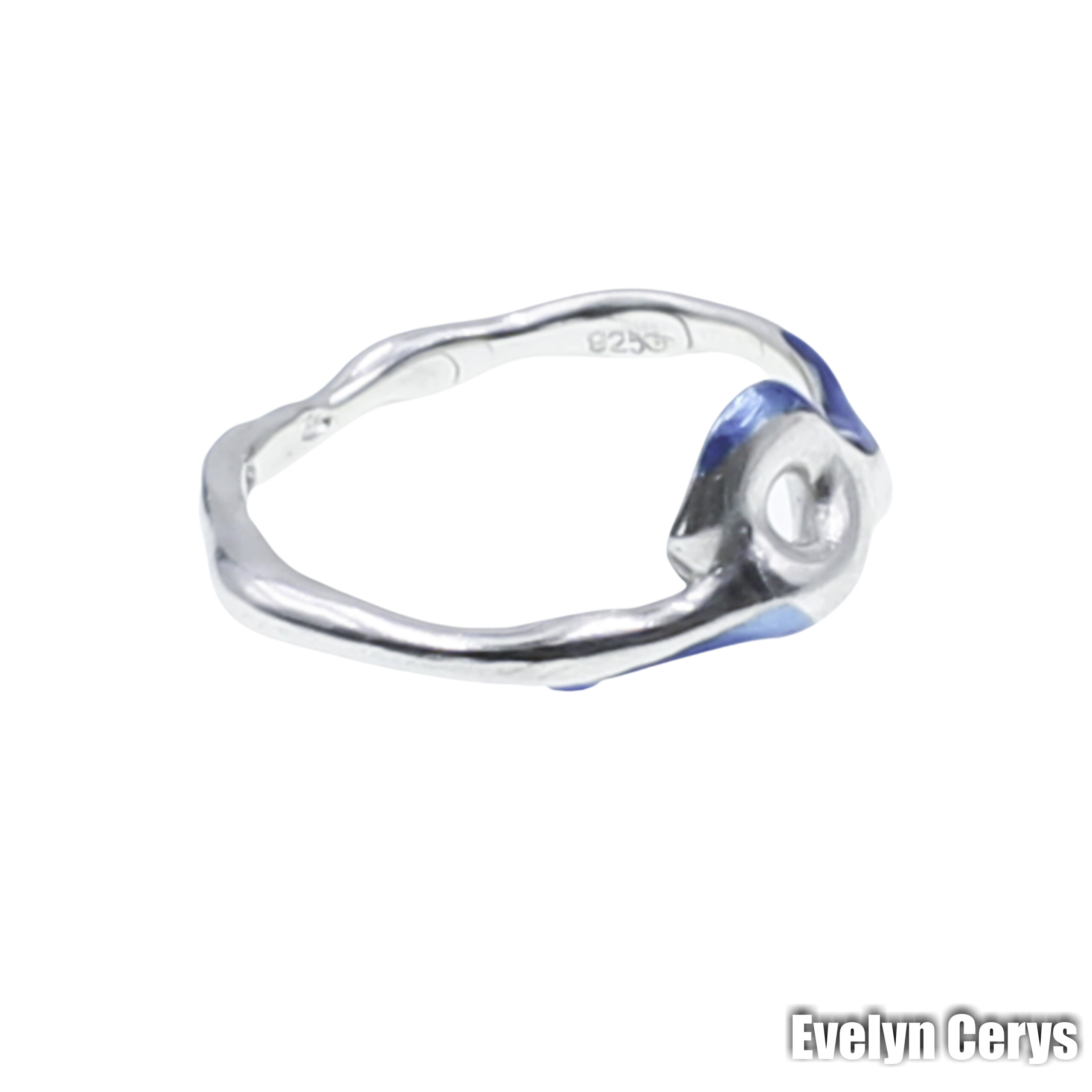 Inel cu forma organica 9 - imagine 2