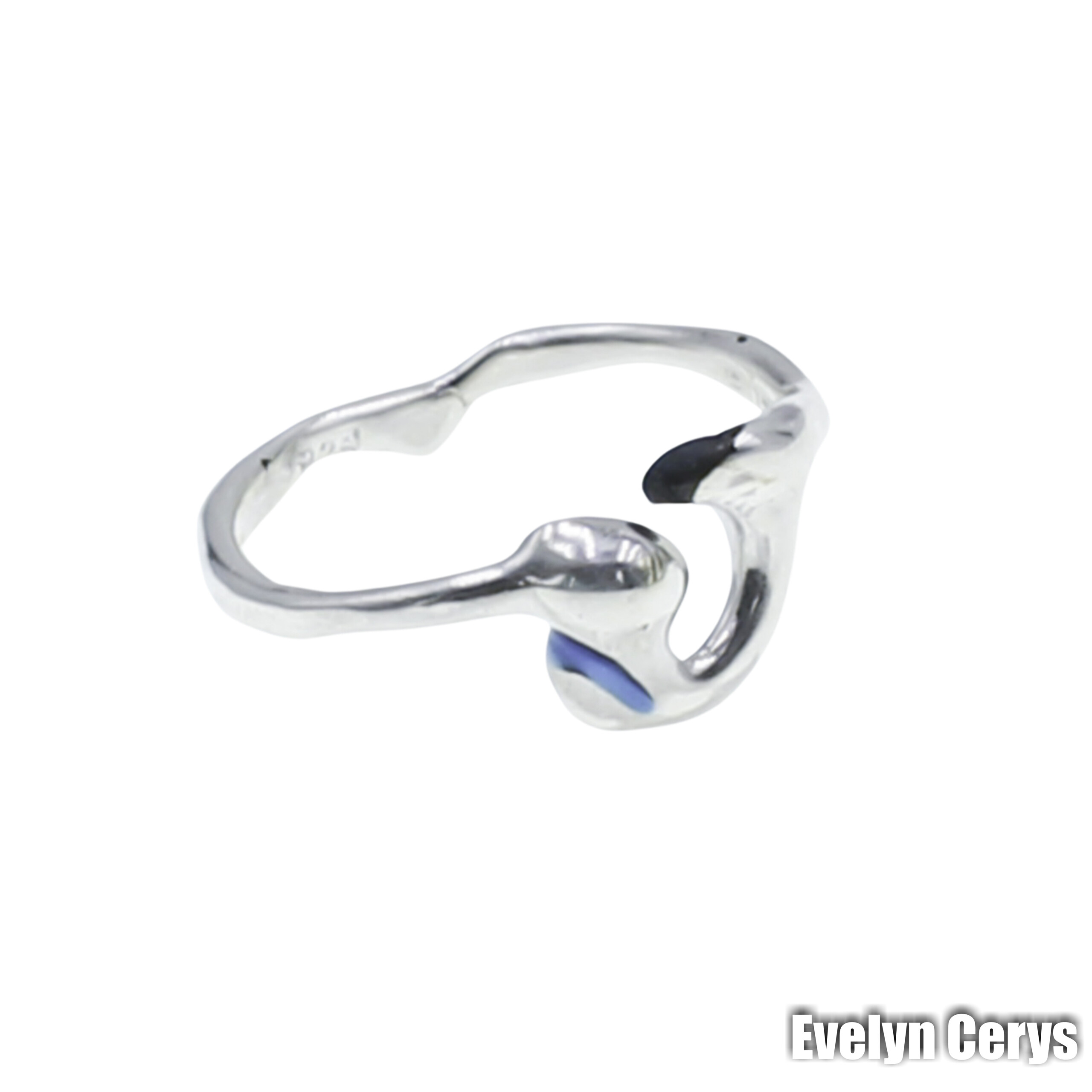 Inel cu forma organica 1 - imagine 2