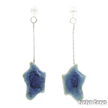 Cercei ceramica forma ceainic